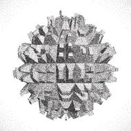 Abstract 3D shape Halftone style N4