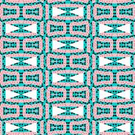 Romantic pink symmetrical pattern N6