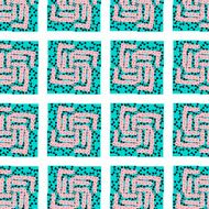 Romantic pink symmetrical pattern N8