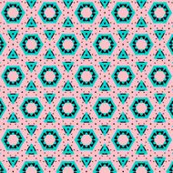 Romantic pink symmetrical pattern N9