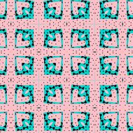 Romantic pink symmetrical pattern N10