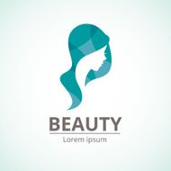 Vector logo template for the beauty industry