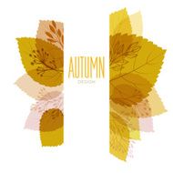 Autumn background with leaves N13