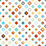 Bright Colorful Seamless Geometric Pattern With Squares N2