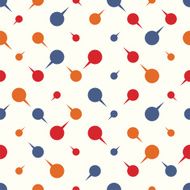 Seamless pattern background with dots arrows Vector