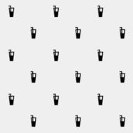 Geometric simple monochrome minimalistic vector holiday pattern cocktails N4