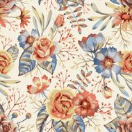 Watercolor seamless pattern N2