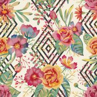 Watercolor seamless pattern N3