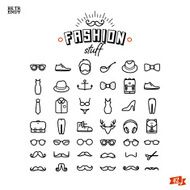Hipster style infographics elements and icons