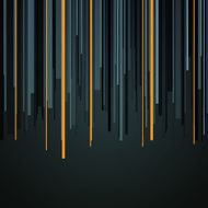 Abstract infographics vertical gray black and orange stripes ba