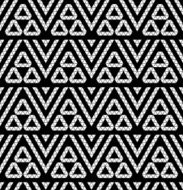 Tribal monochrome lace N6