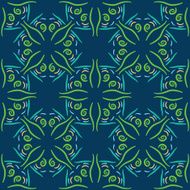 Vector seamless pattern Repeating geometric tiles