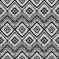 Hand drawn painted seamless pattern Vector illustration N6