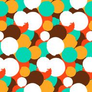 Bold vector polka dot pattern N2