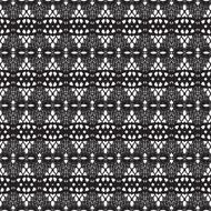 Lace black seamless mesh pattern