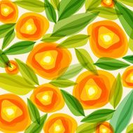 floral pattern with colorful flowers