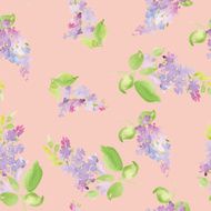 Watercolor flower pattern N8