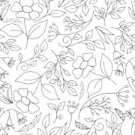 Beautiful Romantic Vector Seamless Pattern