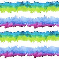 Watercolor colourful stripes