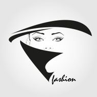 Fashion girl in sketch-style N3