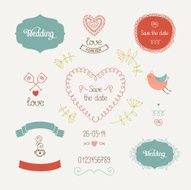 Wedding Vintage Invitation Collection