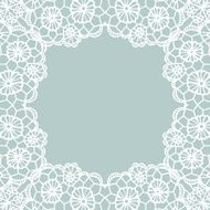 Vintage lace invitation card N2