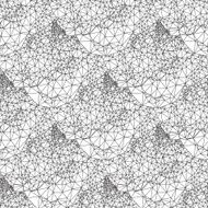 black and white ornament