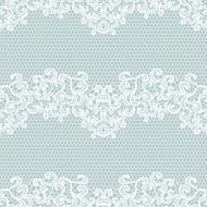 Lace seamless pattern with flowers N2