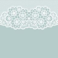 Vintage lace invitation card N3