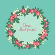 floral frame N28