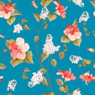 Seamless lilac pattern