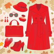 Autumn fashion set