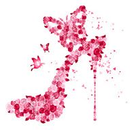 Roses High Heel