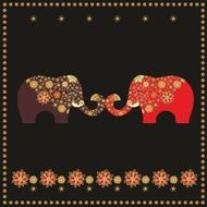 Decorative elephants