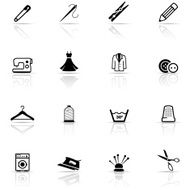 Icon Set Textile industry