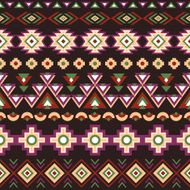 Ethnic striped seamless pattern