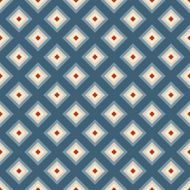 Geometric seamless pattern in retro style