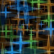 Background of abstract colored stars in space