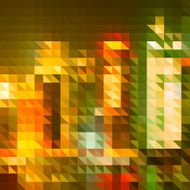 abstract color triangle decoration pattern background N3
