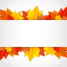 autumn frame with leaves