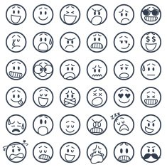 Set of smiley icons N5