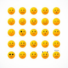 Vector Smile Icon Set N2