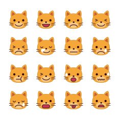 Cat Emoticons free image download