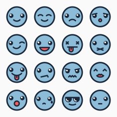 Emoticons faces set N2