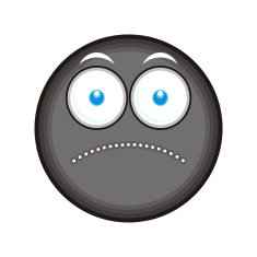 Single Emoticon (Burnt)