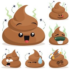 Poop Cartoon Set A