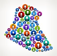 Iraq People Faces Community and Communication Pattern