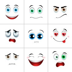 Emotions set square