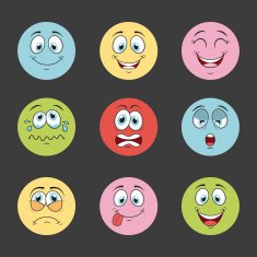 cartoon face N13