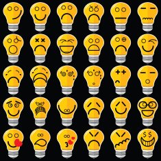vector bulb emotions N2